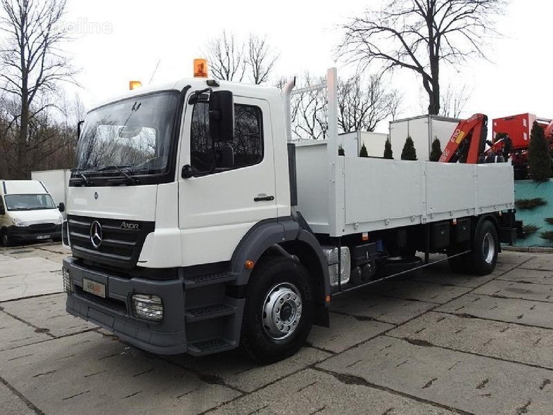 Mercedes-Benz AXOR - Φορτηγό με ανοιχτή καρότσα, Φορτηγό με γερανό: φωτογραφία 3 Mercedes-Benz AXOR - Φορτηγό με ανοιχτή καρότσα, Φορτηγό με γερανό: φωτογραφία 3