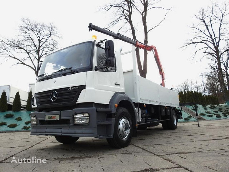 Mercedes-Benz AXOR - Φορτηγό με ανοιχτή καρότσα, Φορτηγό με γερανό: φωτογραφία 2 Mercedes-Benz AXOR - Φορτηγό με ανοιχτή καρότσα, Φορτηγό με γερανό: φωτογραφία 2