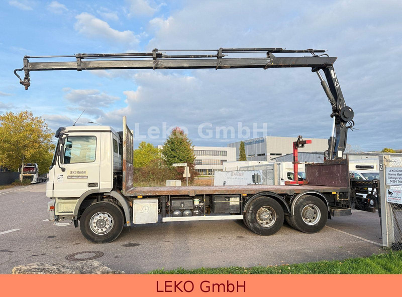 Mercedes-Benz Actros 2636-Plateau Hiab Krahn - Φορτηγό με ανοιχτή καρότσα, Φορτηγό με γερανό: φωτογραφία 2 Mercedes-Benz Actros 2636-Plateau Hiab Krahn - Φορτηγό με ανοιχτή καρότσα, Φορτηγό με γερανό: φωτογραφία 2