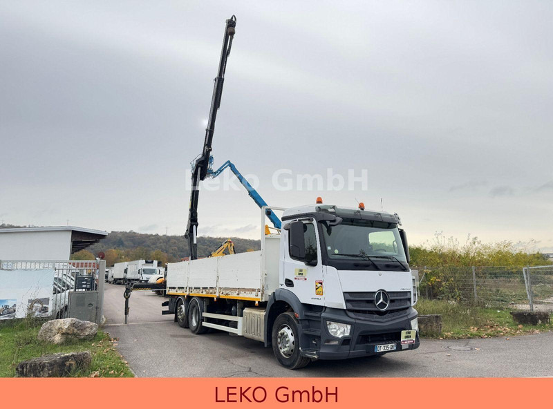 Mercedes-Benz Antos 2540 - Φορτηγό με ανοιχτή καρότσα, Φορτηγό με γερανό: φωτογραφία 3 Mercedes-Benz Antos 2540 - Φορτηγό με ανοιχτή καρότσα, Φορτηγό με γερανό: φωτογραφία 3