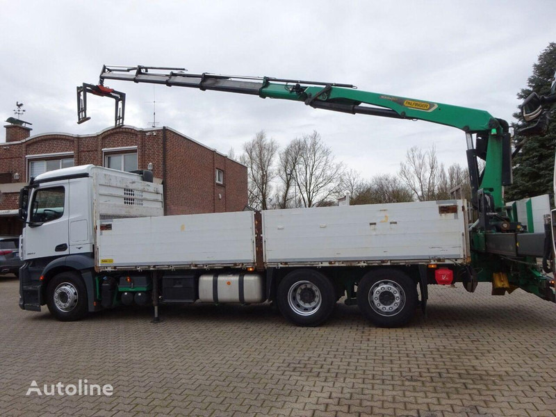Leasing Mercedes-Benz Antos 2543 - Flatbed+crane 6x2 Mercedes-Benz Antos 2543 - Flatbed+crane 6x2: φωτογραφία 10
