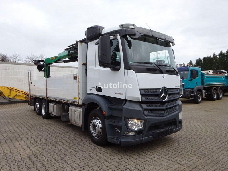 Leasing Mercedes-Benz Antos 2543 - Flatbed+crane 6x2 Mercedes-Benz Antos 2543 - Flatbed+crane 6x2: φωτογραφία 9
