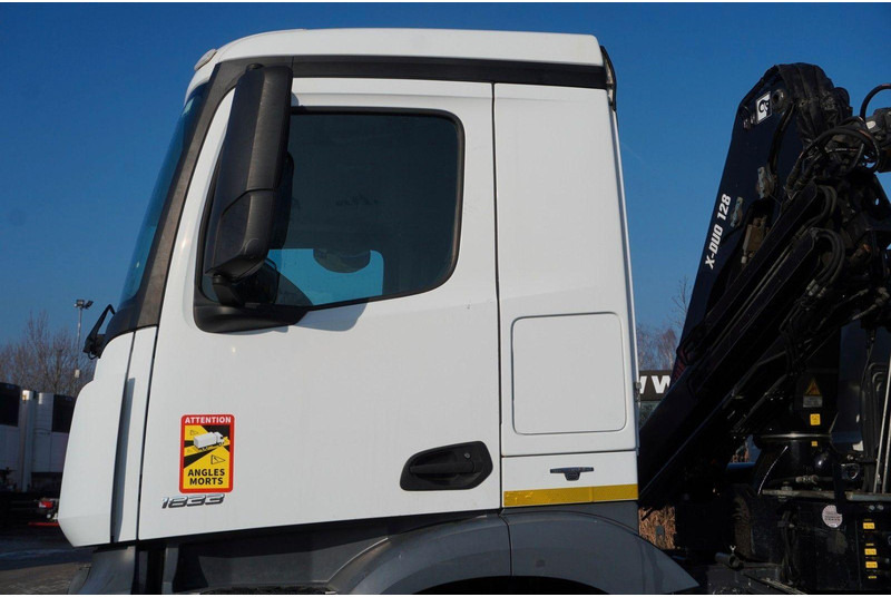 Φορτηγό ανατρεπόμενο, Φορτηγό με γερανό Mercedes-Benz Arocs 1833 3-Way Tipper Crane HIAB X-DUO 128 B: φωτογραφία 10