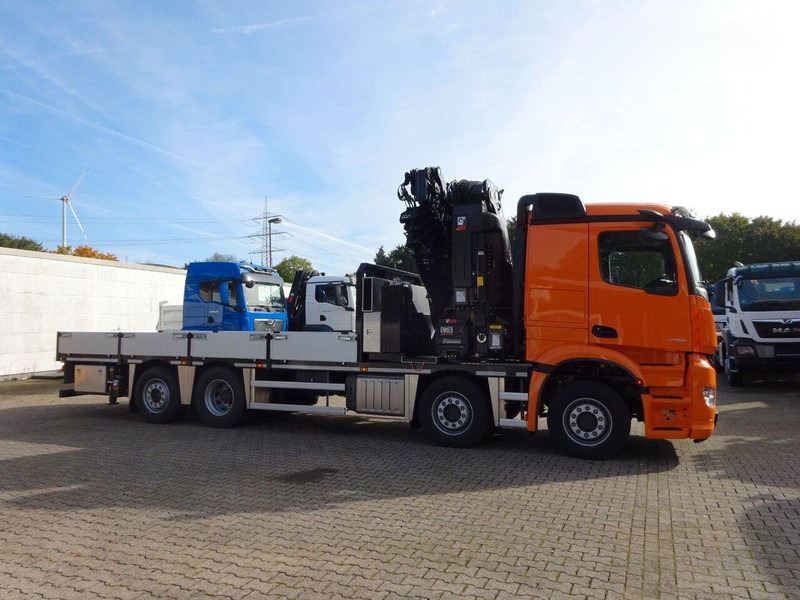 Mercedes-Benz Arocs 3751 - Flatbed+crane - Φορτηγό με ανοιχτή καρότσα, Φορτηγό με γερανό: φωτογραφία 5 Mercedes-Benz Arocs 3751 - Flatbed+crane - Φορτηγό με ανοιχτή καρότσα, Φορτηγό με γερανό: φωτογραφία 5