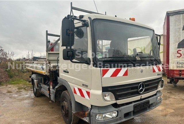 Mercedes-Benz Atego 818 Tipper + Crane Atlas 65.2 - Φορτηγό ανατρεπόμενο, Φορτηγό με γερανό: φωτογραφία 1 Mercedes-Benz Atego 818 Tipper + Crane Atlas 65.2 - Φορτηγό ανατρεπόμενο, Φορτηγό με γερανό: φωτογραφία 1