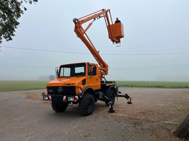 Mercedes-Benz Unimog 1200 4x4 - Lifting basket - Φορτηγό, Φορτηγό με γερανό: φωτογραφία 3 Mercedes-Benz Unimog 1200 4x4 - Lifting basket - Φορτηγό, Φορτηγό με γερανό: φωτογραφία 3