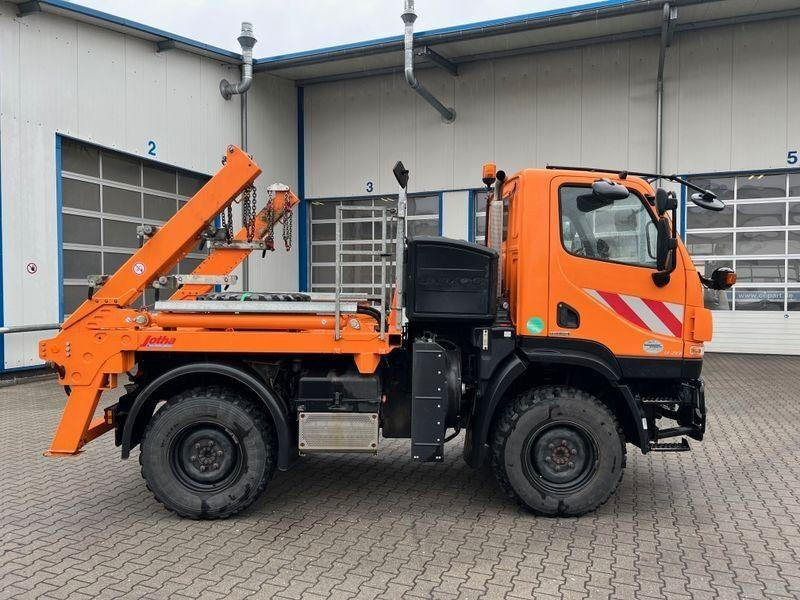 Mercedes-Benz Unimog U 20 4x4 Skip loader - Φορτηγό καδοφόρος φορτωτής: φωτογραφία 5 Mercedes-Benz Unimog U 20 4x4 Skip loader - Φορτηγό καδοφόρος φορτωτής: φωτογραφία 5