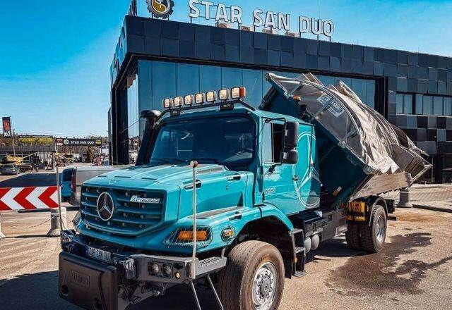 Mercedes-Benz Zetros 1833 4x4 Kipper Camper Chassis - Φορτηγό σασί, Φορτηγό με γερανό: φωτογραφία 4 Mercedes-Benz Zetros 1833 4x4 Kipper Camper Chassis - Φορτηγό σασί, Φορτηγό με γερανό: φωτογραφία 4