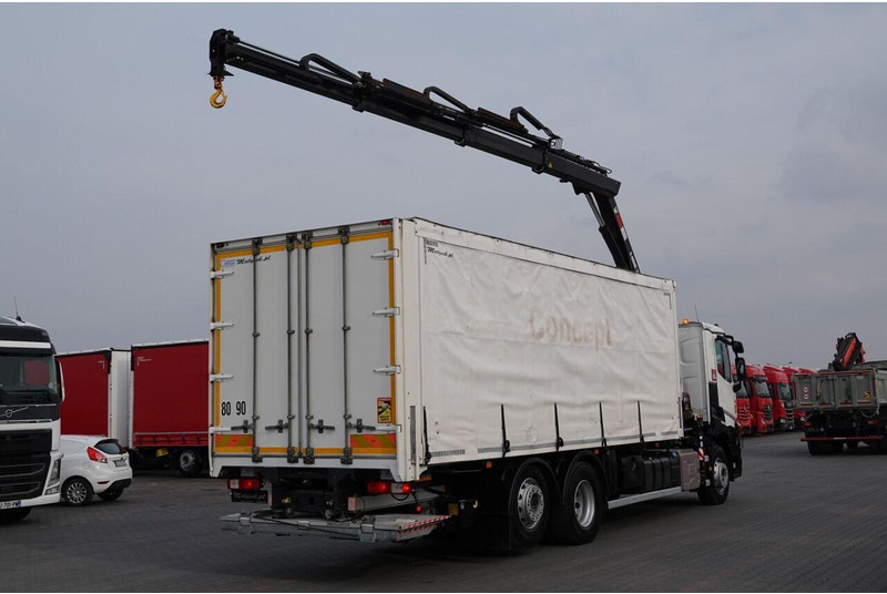 Renault C 380 / 6x2 / SKRZYNIOWY / HDS HIAB 138 B-3 WYSÓW 10,5 M / ROTAT - Φορτηγό μουσαμάς: φωτογραφία 4 Renault C 380 / 6x2 / SKRZYNIOWY / HDS HIAB 138 B-3 WYSÓW 10,5 M / ROTAT - Φορτηγό μουσαμάς: φωτογραφία 4