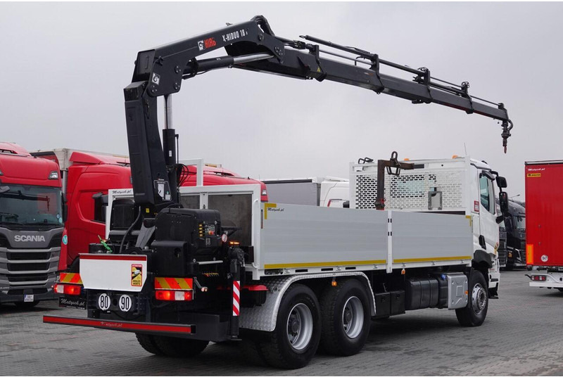 Renault C 380 / 6x4 / SKRZYNIOWY 6,6 m / + HDS HIAB 188 x-hiduo wysów: 1 - Φορτηγό με ανοιχτή καρότσα, Φορτηγό με γερανό: φωτογραφία 5 Renault C 380 / 6x4 / SKRZYNIOWY 6,6 m / + HDS HIAB 188 x-hiduo wysów: 1 - Φορτηγό με ανοιχτή καρότσα, Φορτηγό με γερανό: φωτογραφία 5