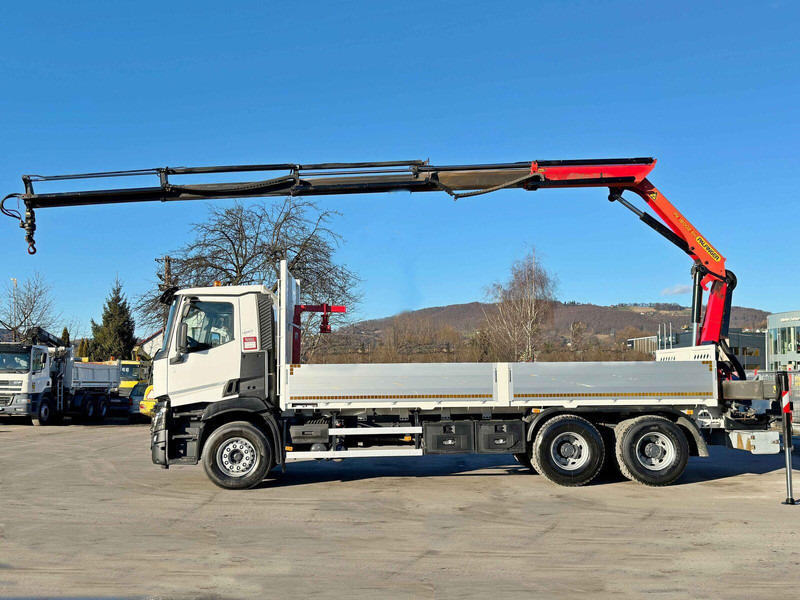 Renault C 380 *PRITSCHE 6,80m * PK 18002-EH C + FUNK*6x4 - Φορτηγό με ανοιχτή καρότσα, Φορτηγό με γερανό: φωτογραφία 5 Renault C 380 *PRITSCHE 6,80m * PK 18002-EH C + FUNK*6x4 - Φορτηγό με ανοιχτή καρότσα, Φορτηγό με γερανό: φωτογραφία 5
