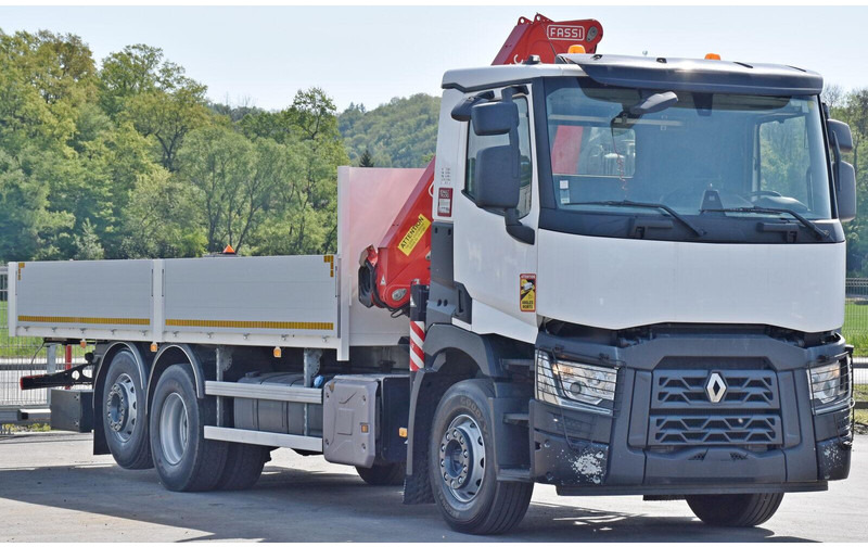 Renault C 380 - Φορτηγό με ανοιχτή καρότσα, Φορτηγό με γερανό: φωτογραφία 3 Renault C 380 - Φορτηγό με ανοιχτή καρότσα, Φορτηγό με γερανό: φωτογραφία 3