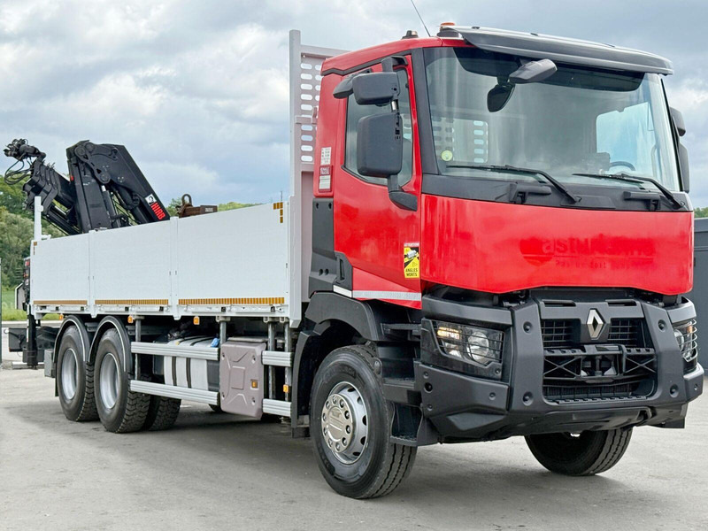 Renault C 400 *HIAB X - HIDUO 188 ES - 4 + FUNK * 6x4 - Φορτηγό με ανοιχτή καρότσα, Φορτηγό με γερανό: φωτογραφία 3 Renault C 400 *HIAB X - HIDUO 188 ES - 4 + FUNK * 6x4 - Φορτηγό με ανοιχτή καρότσα, Φορτηγό με γερανό: φωτογραφία 3