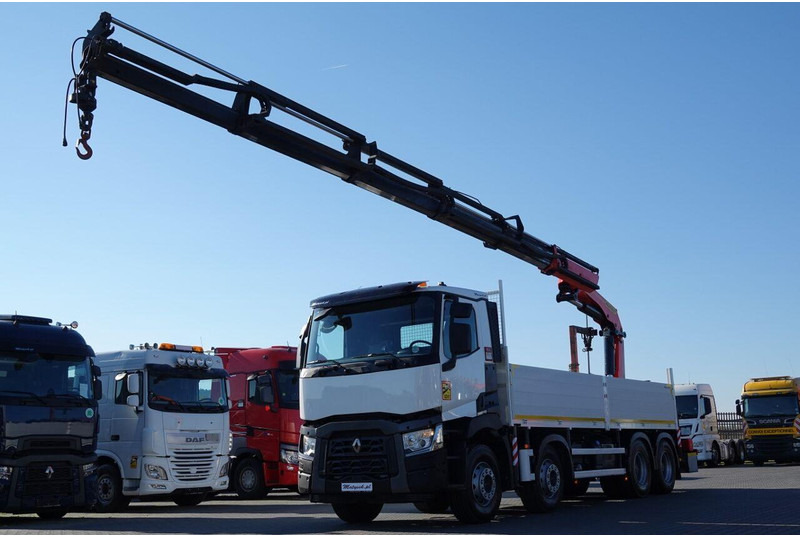 Renault C 430 / 8x4 / SKRZYNIOWY 7 M + HDS PALFINGER 33002 -wysów: 14,5 - Φορτηγό με ανοιχτή καρότσα, Φορτηγό με γερανό: φωτογραφία 2 Renault C 430 / 8x4 / SKRZYNIOWY 7 M + HDS PALFINGER 33002 -wysów: 14,5 - Φορτηγό με ανοιχτή καρότσα, Φορτηγό με γερανό: φωτογραφία 2