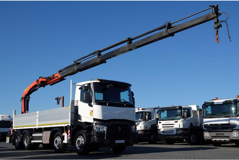 Renault C 430 / 8x4 / SKRZYNIOWY 7 M + HDS PALFINGER 33002 -wysów: 14,5 - Φορτηγό με ανοιχτή καρότσα, Φορτηγό με γερανό: φωτογραφία 5 Renault C 430 / 8x4 / SKRZYNIOWY 7 M + HDS PALFINGER 33002 -wysów: 14,5 - Φορτηγό με ανοιχτή καρότσα, Φορτηγό με γερανό: φωτογραφία 5