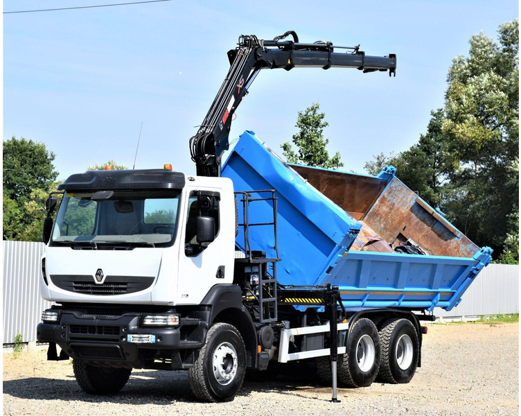 Renault KERAX 370 DXI - Φορτηγό ανατρεπόμενο, Φορτηγό με γερανό: φωτογραφία 3 Renault KERAX 370 DXI - Φορτηγό ανατρεπόμενο, Φορτηγό με γερανό: φωτογραφία 3