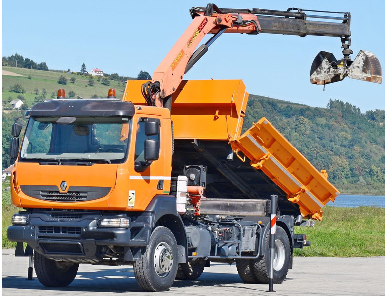 Renault KERAX 370 - Φορτηγό ανατρεπόμενο, Φορτηγό με γερανό: φωτογραφία 3 Renault KERAX 370 - Φορτηγό ανατρεπόμενο, Φορτηγό με γερανό: φωτογραφία 3