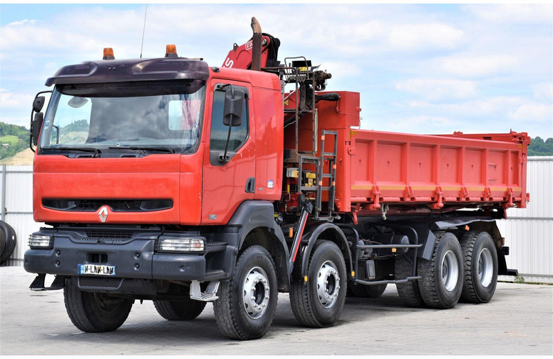 Renault KERAX 420 DCI Kipper 6,30m+FASSI F95AXS.21+FUNK - Φορτηγό ανατρεπόμενο, Φορτηγό με γερανό: φωτογραφία 5 Renault KERAX 420 DCI Kipper 6,30m+FASSI F95AXS.21+FUNK - Φορτηγό ανατρεπόμενο, Φορτηγό με γερανό: φωτογραφία 5