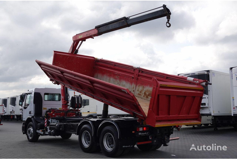 Renault LANDER 3 way tipper + crane FASSI 130 6x4 - Φορτηγό ανατρεπόμενο, Φορτηγό με γερανό: φωτογραφία 4 Renault LANDER 3 way tipper + crane FASSI 130 6x4 - Φορτηγό ανατρεπόμενο, Φορτηγό με γερανό: φωτογραφία 4