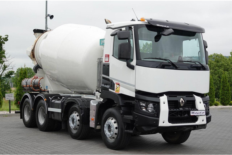 Renault T 460 / 8X4 / BETONOMIESZARKA / GRUSZKA 9M3 / IMER / ALUFELGI / - Μπετονιέρα φορτηγό: φωτογραφία 1 Renault T 460 / 8X4 / BETONOMIESZARKA / GRUSZKA 9M3 / IMER / ALUFELGI / - Μπετονιέρα φορτηγό: φωτογραφία 1