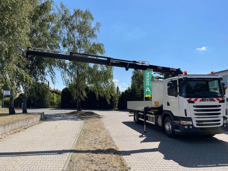 Scania G 380 Pritsche Kran Hiab 122B - Φορτηγό με ανοιχτή καρότσα, Φορτηγό με γερανό: φωτογραφία 4 Scania G 380 Pritsche Kran Hiab 122B - Φορτηγό με ανοιχτή καρότσα, Φορτηγό με γερανό: φωτογραφία 4