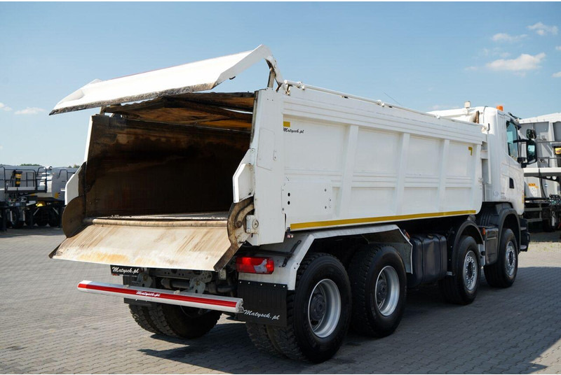 Scania G 410 / 8X4 / ZABUDOWA SAMOWYŁADOWCZA DO ASFALTU / 2X HYDROKLAPA - Διαστρωτήρας ασφάλτου: φωτογραφία 4 Scania G 410 / 8X4 / ZABUDOWA SAMOWYŁADOWCZA DO ASFALTU / 2X HYDROKLAPA - Διαστρωτήρας ασφάλτου: φωτογραφία 4