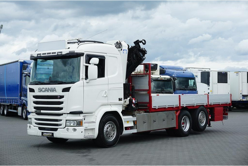 Scania G 490 / 6 X 2 / SKRZYNIOWY + HDS / HMF 3220 K7 / WYSIĘG 18,9 M - Φορτηγό με ανοιχτή καρότσα, Φορτηγό με γερανό: φωτογραφία 2 Scania G 490 / 6 X 2 / SKRZYNIOWY + HDS / HMF 3220 K7 / WYSIĘG 18,9 M - Φορτηγό με ανοιχτή καρότσα, Φορτηγό με γερανό: φωτογραφία 2