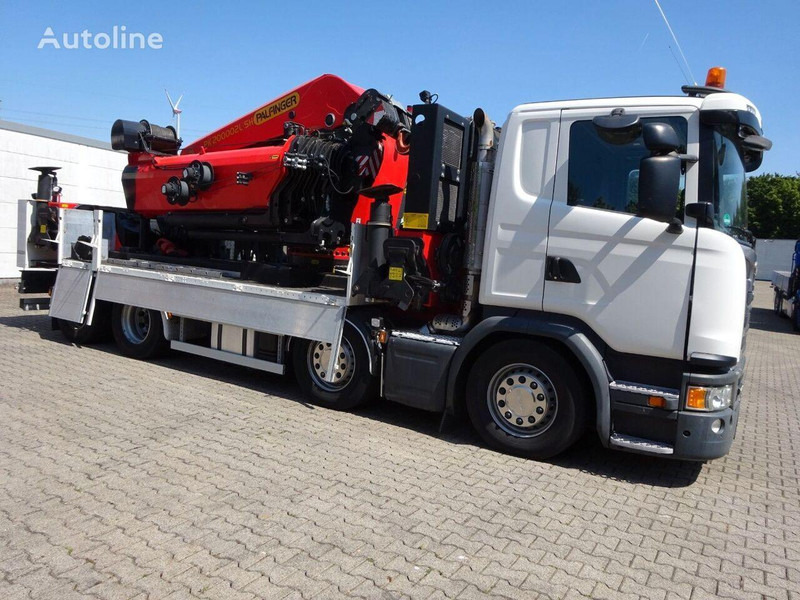 Scania G410 - Flatbed+crane - Φορτηγό με ανοιχτή καρότσα, Φορτηγό με γερανό: φωτογραφία 3 Scania G410 - Flatbed+crane - Φορτηγό με ανοιχτή καρότσα, Φορτηγό με γερανό: φωτογραφία 3