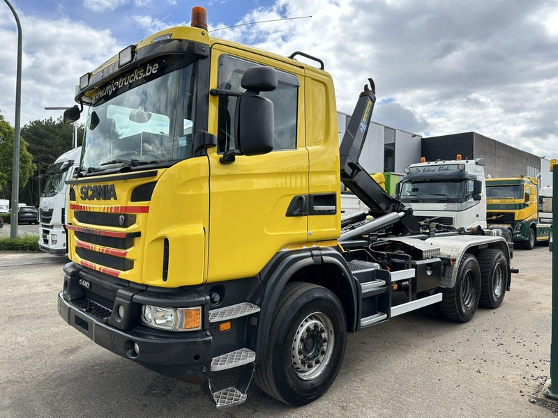 Scania G440 6x4 20T MARREL HOOKLIFT - RETARDER - STEEL - Φορτηγό με ανοιχτή καρότσα, Φορτηγό με γερανό: φωτογραφία 1 Scania G440 6x4 20T MARREL HOOKLIFT - RETARDER - STEEL - Φορτηγό με ανοιχτή καρότσα, Φορτηγό με γερανό: φωτογραφία 1
