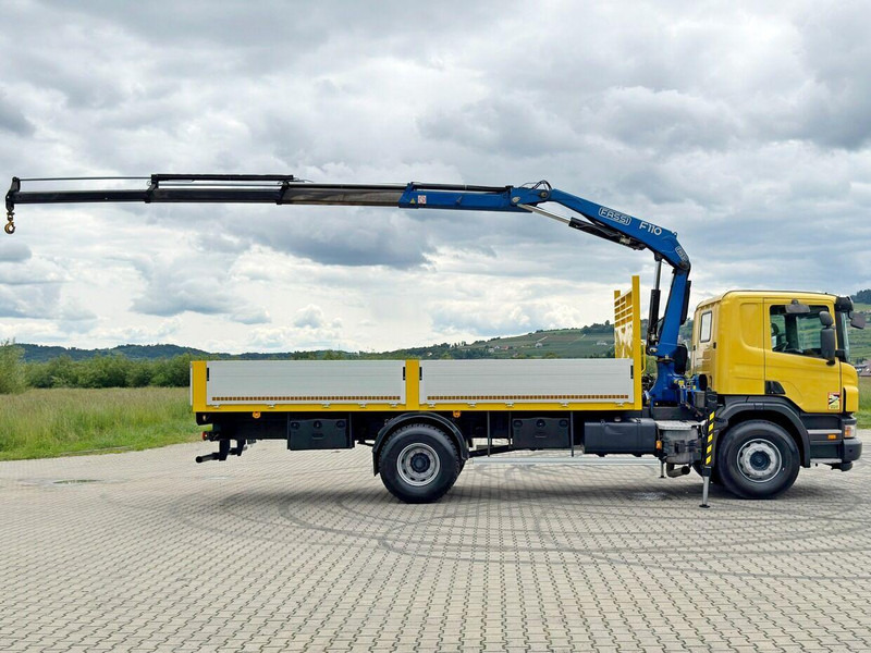 Scania P 270 * FASSI F110A.23 + FUNK * TOPZUSTAND - Φορτηγό με ανοιχτή καρότσα, Φορτηγό με γερανό: φωτογραφία 5 Scania P 270 * FASSI F110A.23 + FUNK * TOPZUSTAND - Φορτηγό με ανοιχτή καρότσα, Φορτηγό με γερανό: φωτογραφία 5