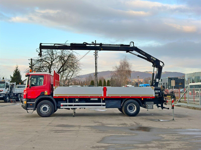 Scania P 280 * HIAB 122 E - 2 HIDUO + FUNK* TOPZUSTAND - Φορτηγό με ανοιχτή καρότσα, Φορτηγό με γερανό: φωτογραφία 5 Scania P 280 * HIAB 122 E - 2 HIDUO + FUNK* TOPZUSTAND - Φορτηγό με ανοιχτή καρότσα, Φορτηγό με γερανό: φωτογραφία 5