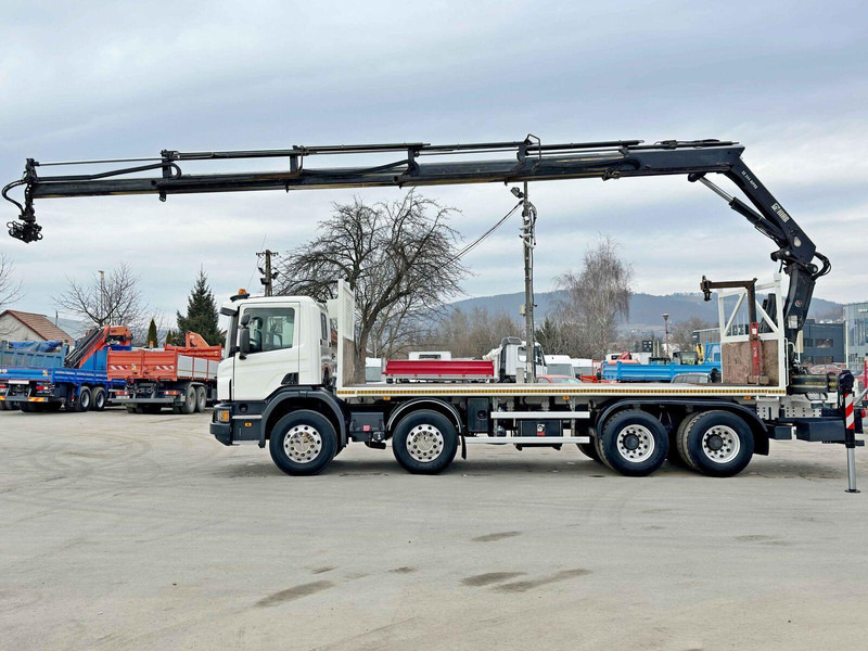 Scania P 410*PLATFORM 7,00m*HIAB 244 E-5 HIPRO+FUNK/8x4 - Φορτηγό με ανοιχτή καρότσα, Φορτηγό με γερανό: φωτογραφία 5 Scania P 410*PLATFORM 7,00m*HIAB 244 E-5 HIPRO+FUNK/8x4 - Φορτηγό με ανοιχτή καρότσα, Φορτηγό με γερανό: φωτογραφία 5