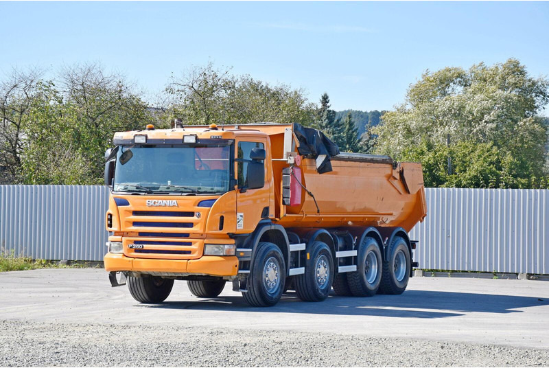 Scania P360 Kipper * 8x4 * TOPZUSTAND ! - Φορτηγό ανατρεπόμενο: φωτογραφία 1 Scania P360 Kipper * 8x4 * TOPZUSTAND ! - Φορτηγό ανατρεπόμενο: φωτογραφία 1