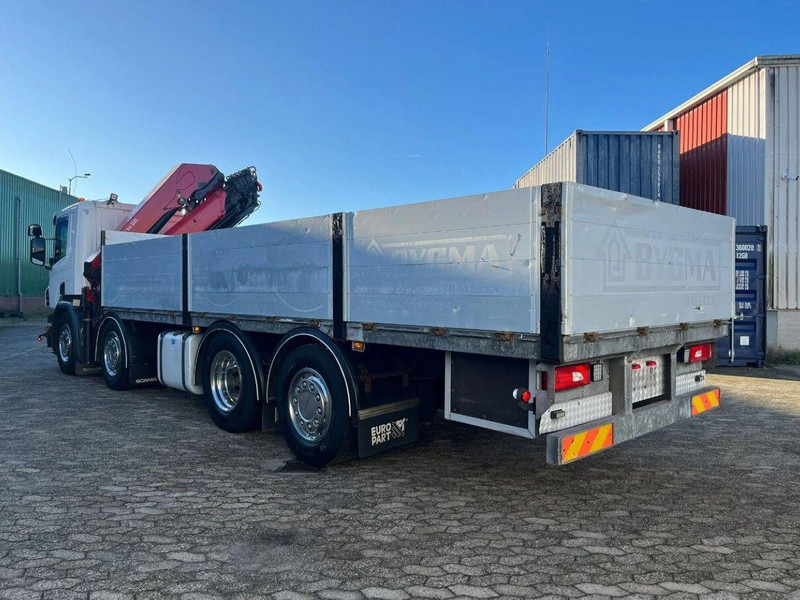 Scania P450 8x2 Flatbed + Crane HMF 2620-K6 - Φορτηγό με ανοιχτή καρότσα, Φορτηγό με γερανό: φωτογραφία 5 Scania P450 8x2 Flatbed + Crane HMF 2620-K6 - Φορτηγό με ανοιχτή καρότσα, Φορτηγό με γερανό: φωτογραφία 5