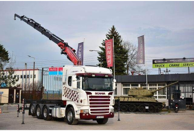 Scania R 480 8x4 FASSI 455 EURO 5 KRAN CRAN - Τράκτορας: φωτογραφία 1 Scania R 480 8x4 FASSI 455 EURO 5 KRAN CRAN - Τράκτορας: φωτογραφία 1