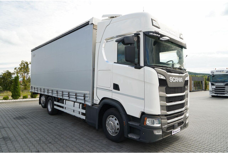 Scania S 450 / SOLÓWKA / 6X2 / OŚ PODNOSZONA / 2019 / - Φορτηγό μουσαμάς: φωτογραφία 2 Scania S 450 / SOLÓWKA / 6X2 / OŚ PODNOSZONA / 2019 / - Φορτηγό μουσαμάς: φωτογραφία 2
