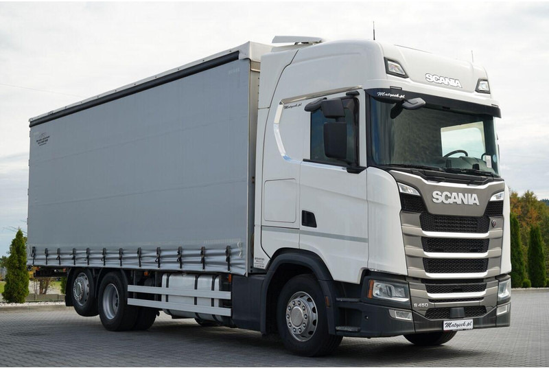 Scania S 450 / SOLÓWKA / 6X2 / OŚ PODNOSZONA / 2019 / - Φορτηγό μουσαμάς: φωτογραφία 1 Scania S 450 / SOLÓWKA / 6X2 / OŚ PODNOSZONA / 2019 / - Φορτηγό μουσαμάς: φωτογραφία 1