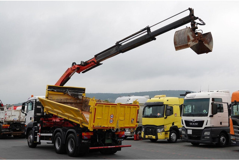 Scania TGS 33.360 / 6x4 / WYWROTKA + HDS PALFINGER PK 15 500 wysów 10m - Φορτηγό ανατρεπόμενο, Φορτηγό με γερανό: φωτογραφία 3 Scania TGS 33.360 / 6x4 / WYWROTKA + HDS PALFINGER PK 15 500 wysów 10m - Φορτηγό ανατρεπόμενο, Φορτηγό με γερανό: φωτογραφία 3
