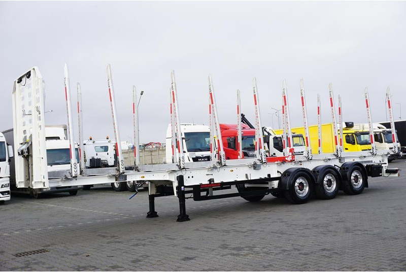 Schwarzmüller / KŁONICOWA / DO DREWNA WAGA 5 700 KG / OŚ PODNOSZONA - Τρέιλερ ξυλείας: φωτογραφία 3 Schwarzmüller / KŁONICOWA / DO DREWNA WAGA 5 700 KG / OŚ PODNOSZONA - Τρέιλερ ξυλείας: φωτογραφία 3