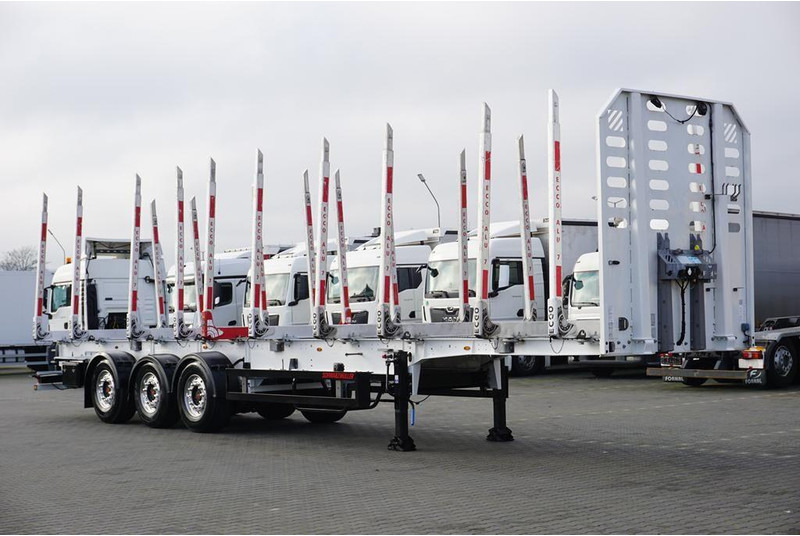 Schwarzmüller / KŁONICOWA / DO DREWNA WAGA 5 700 KG / OŚ PODNOSZONA - Τρέιλερ ξυλείας: φωτογραφία 2 Schwarzmüller / KŁONICOWA / DO DREWNA WAGA 5 700 KG / OŚ PODNOSZONA - Τρέιλερ ξυλείας: φωτογραφία 2