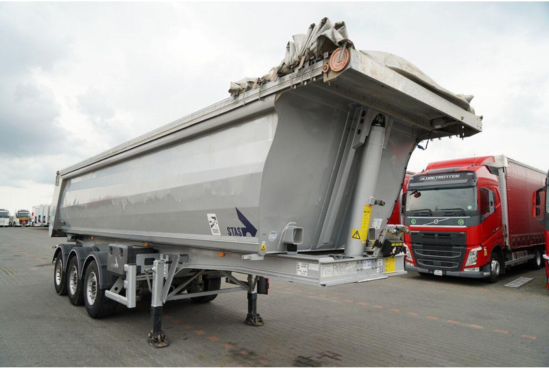 Stas WYWROTKA / 26m3 / ALUMINIOWA / OŚ PONOSZONA / SKRĘTNA / OSIE SA - Επικαθήμενο ανατρεπόμενο: φωτογραφία 2 Stas WYWROTKA / 26m3 / ALUMINIOWA / OŚ PONOSZONA / SKRĘTNA / OSIE SA - Επικαθήμενο ανατρεπόμενο: φωτογραφία 2