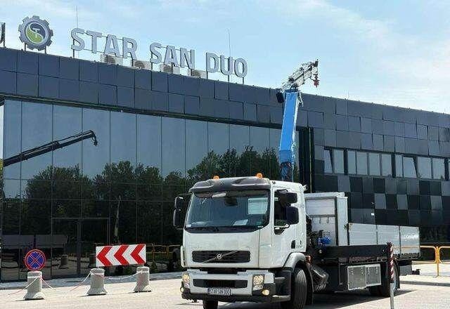 Volvo FE 240 4x2 HMF 1560 K3 HDS Rotator Crane Kran - Φορτηγό με ανοιχτή καρότσα, Φορτηγό με γερανό: φωτογραφία 3 Volvo FE 240 4x2 HMF 1560 K3 HDS Rotator Crane Kran - Φορτηγό με ανοιχτή καρότσα, Φορτηγό με γερανό: φωτογραφία 3