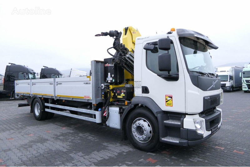 Volvo FE 280 - Φορτηγό με ανοιχτή καρότσα, Φορτηγό με γερανό: φωτογραφία 3 Volvo FE 280 - Φορτηγό με ανοιχτή καρότσα, Φορτηγό με γερανό: φωτογραφία 3