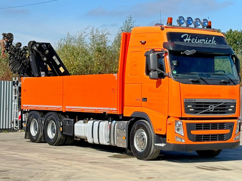 Volvo FH 460 * HIAB 377 E - 7 HIPRO + FUNK * 6x4 - Φορτηγό με ανοιχτή καρότσα, Φορτηγό με γερανό: φωτογραφία 4 Volvo FH 460 * HIAB 377 E - 7 HIPRO + FUNK * 6x4 - Φορτηγό με ανοιχτή καρότσα, Φορτηγό με γερανό: φωτογραφία 4