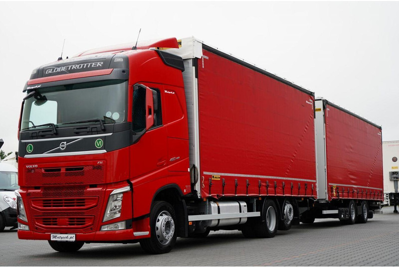 Volvo FH 460 / I-SAVE / ZESTAW TANDEM 120 M3 / PRZEJAZDOWY / I-PARK CO - Φορτηγό μουσαμάς: φωτογραφία 1 Volvo FH 460 / I-SAVE / ZESTAW TANDEM 120 M3 / PRZEJAZDOWY / I-PARK CO - Φορτηγό μουσαμάς: φωτογραφία 1