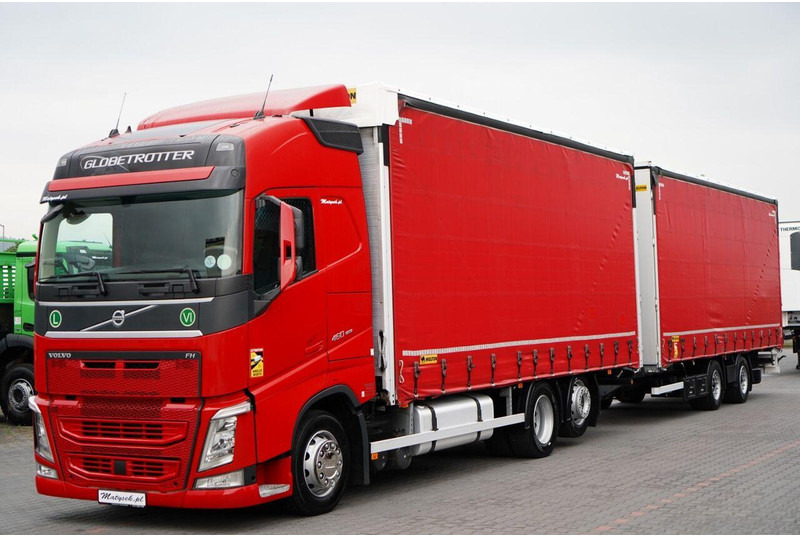 Volvo FH 460 / ZESTAW TANDEM 120 M3 / PRZEJAZDOWY / I-PARK COOL / WIEL - Φορτηγό μουσαμάς: φωτογραφία 2 Volvo FH 460 / ZESTAW TANDEM 120 M3 / PRZEJAZDOWY / I-PARK COOL / WIEL - Φορτηγό μουσαμάς: φωτογραφία 2