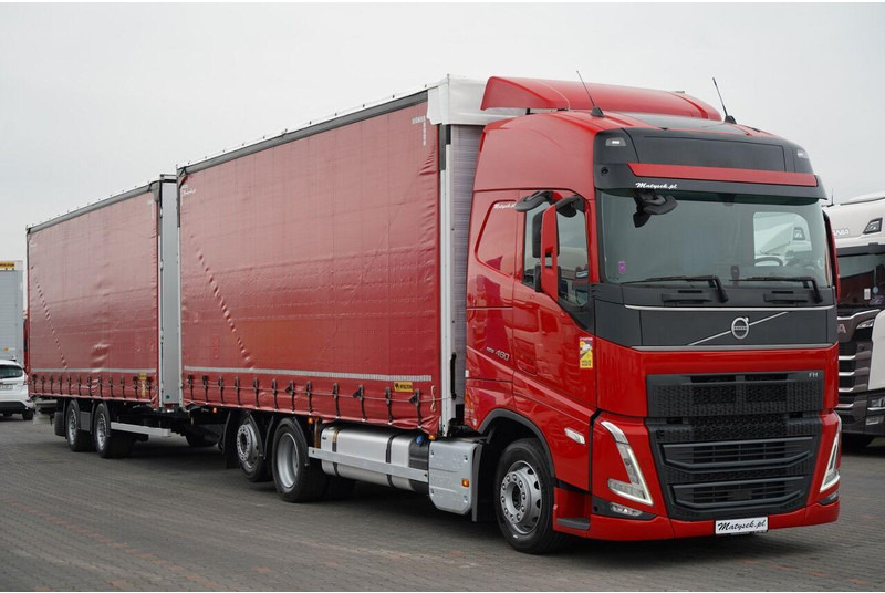 Volvo FH 460 / ZESTAW TANDEM / 120 M3 / PRZEJAZDOWY / I-SAVE / I-PARK - Φορτηγό μουσαμάς: φωτογραφία 1 Volvo FH 460 / ZESTAW TANDEM / 120 M3 / PRZEJAZDOWY / I-SAVE / I-PARK - Φορτηγό μουσαμάς: φωτογραφία 1