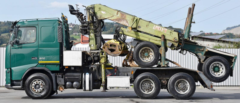 Volvo FH 500 * LOGLIFT F251 S80A + Anhänger /6x4 - Φορτηγό ξυλείας, Φορτηγό με γερανό: φωτογραφία 3 Volvo FH 500 * LOGLIFT F251 S80A + Anhänger /6x4 - Φορτηγό ξυλείας, Φορτηγό με γερανό: φωτογραφία 3