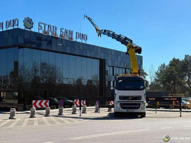 Volvo FH 520 8x4 HMF ODIN K6 EURO 5 FLY JIB Crane - Φορτηγό με ανοιχτή καρότσα, Φορτηγό με γερανό: φωτογραφία 2 Volvo FH 520 8x4 HMF ODIN K6 EURO 5 FLY JIB Crane - Φορτηγό με ανοιχτή καρότσα, Φορτηγό με γερανό: φωτογραφία 2