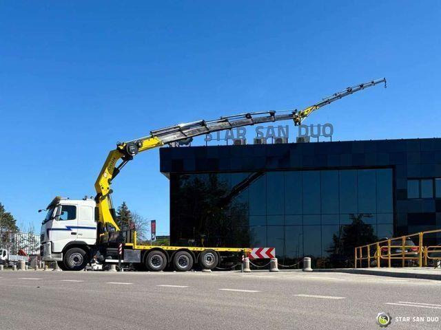 Volvo FH 520 8x4 HMF ODIN K6 EURO 5 FLY JIB Crane - Φορτηγό με ανοιχτή καρότσα, Φορτηγό με γερανό: φωτογραφία 3 Volvo FH 520 8x4 HMF ODIN K6 EURO 5 FLY JIB Crane - Φορτηγό με ανοιχτή καρότσα, Φορτηγό με γερανό: φωτογραφία 3